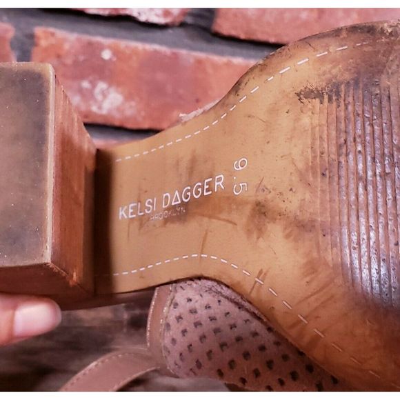 Kelsi Dagger Brooklyn Goya Perforated Heels - Picture 10 of 10